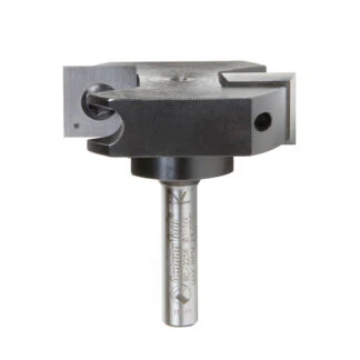 RC-2256 Insert Carbide Mini Spoilboard Surfacing, Rabbeting, Flycutter, Slab Leveler & Surface Planer 38.1mm (1-1/2) Dia x 12mm (15/32) x 6mm Shank Router Bit