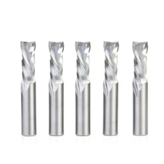 46188-5 Pack CNC Solid Carbide Compression Spiral 1/2 Dia x 1-1/4 x 1/2 Inch Shank