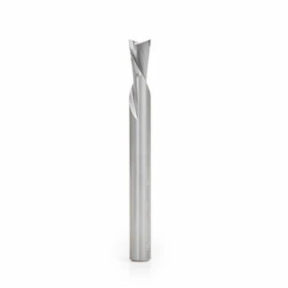 46437 Solid Carbide Spiral Plunge 1/4 Dia x 3/8 x 1/4 Inch Shank Down-Cut