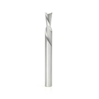 46438 Solid Carbide Spiral Plunge 1/4 Dia x 5/8 x 1/4 Inch Shank Down-Cut
