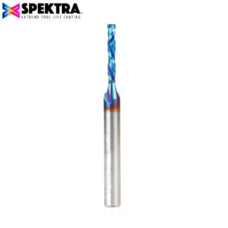 48302-K CNC Solid Carbide Spektra™ Extreme Tool Life Coated Compression Spiral 3mm Dia x 20mm x 6mm Shank