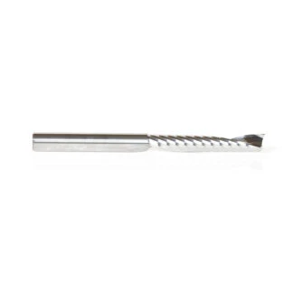 51476 Solid Carbide CNC Spiral 'O' Flute, Aluminum Cutting 1/4 Dia x 1-1/2 x 1/4 Shank Up-Cut Router Bit