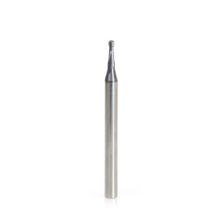 51749 AlTiN Coated CNC Steel, Stainless Steel & Composite Ball End Mini Mill 0.060 Dia x 0.360 x 1/8 Shank