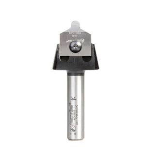 RC-1093 Tru Point Ball Nose Insert CNC System 1/8 Radius x 7/8 Dia x 3/16 x 1/2 Inch Shank Router Bit