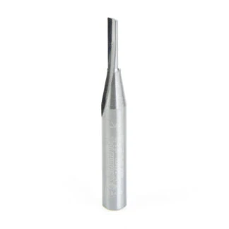 Solid Carbide Single 'O' Flute Plastic Cutting 1/8 Dia x 1/2 x 1/4 Inch Shank