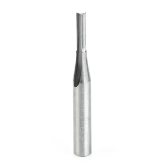 Solid Carbide Double Straight 'V' Flute Plastic Cutting 1/8 Dia x 1/2 x 1/4 Inch Shank