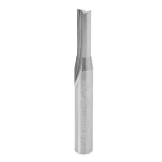 Solid Carbide Double Straight 'V' Flute Plastic Cutting 3/16 Dia x 5/8 x 1/4 Inch Shank