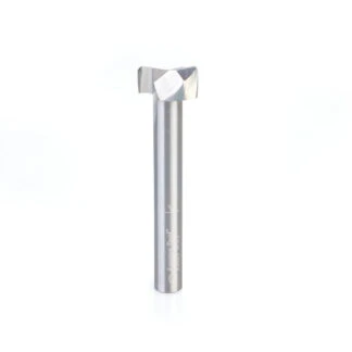 43625 Solid Carbide Plastic High Polish Surface Finish CNC Flattening 1/2 Dia x 0.04" Radius x 0.236" x 1/4 Shank Up-Cut Router Bit