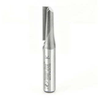 Carbide Tipped Straight Plunge Single Flute High Production 3/8 Dia x 1 Inch x 3/8 Shank