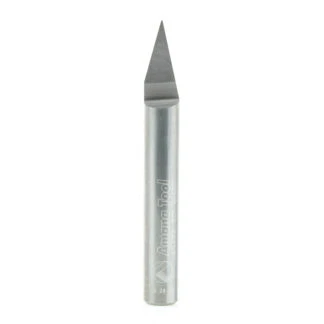 Solid Carbide 30 Degree Engraving 0.010 Tip Width x 1/4 Inch Shank Signmaking