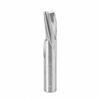 Solid Carbide Slow Spiral Flute Plunge 1/2 Dia x 1 Inch x 1/2 Shank Router Bit