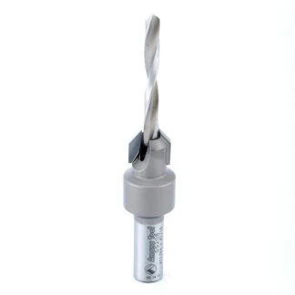 Carbide Tipped Countersink #8-#9 Screw 7/16 Dia x 11/64 Drill Dia x 5/16 Round Shank