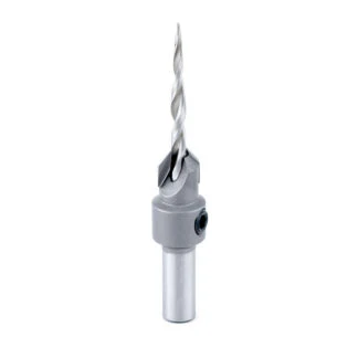 Carbide Tipped 82 Degree Countersink Taper #6 Screw 25/64 Dia x 9/64 Drill Dia x 5/16 Round Shank
