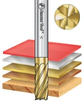 SB Burrs Cylindrical Shape with End Non-Ferrous Burr Bits