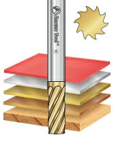 SA Burrs Cylindrical Shape with No End Non-Ferrous Burr Bits