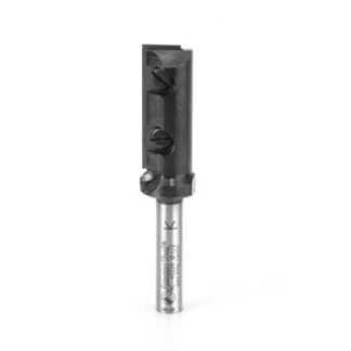 In-Tech Series Insert Straight Plunge 1/2 D x 30mm CH x 1/4 SHK x 2-5/8 Inch Long Single Flute Router Bit