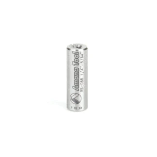 High Precision Steel Router Collet Reducer 1/4 Overall Dia x 5/64 Inner Dia x 3/4 Inch Long