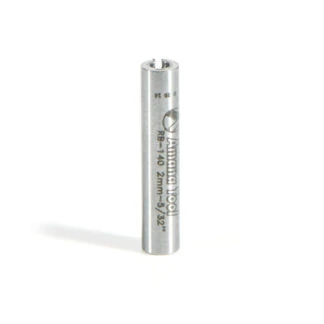High Precision Steel Router Collet Reducer 4mm Overall Dia x 2mm Inner Dia x 20mm Long