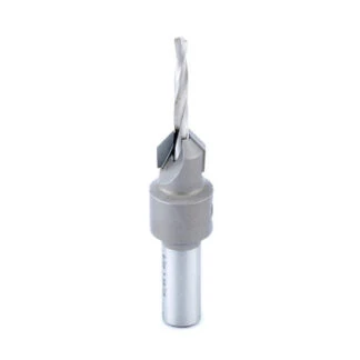 55207 Carbide Tipped Countersink #4 Screw 3/8 Dia x 5/64 Drill Dia x 5/16 Round Shank