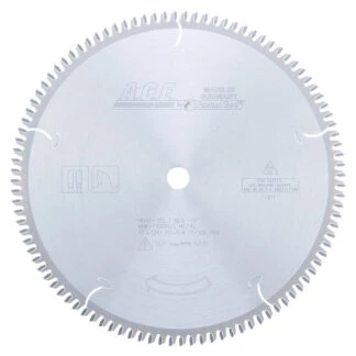 MD10-105 Carbide Tipped Thin Walled Aluminum and Non-Ferrous Metals 10 Inch Dia x 100T TCG -5 Deg 5/8 Bore Circular Saw Blade