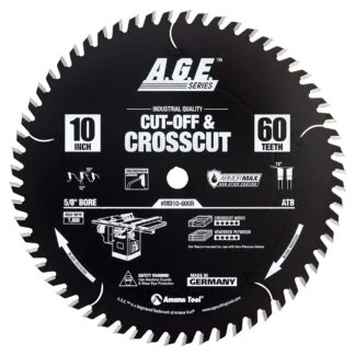 MD10-600R Carbide Tipped Cut-Off & Crosscut ArmorMax® Coated 10 Inch Dia x 50T ATB 12 Deg 5/8 Bore Circular Saw Blade