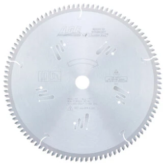 MD12-105 Carbide Tipped Thin Walled Aluminum and Non-Ferrous Metals 12 Inch Dia x 100T TCG -5 Deg 1 Inch Bore Circular Saw Blade