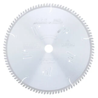 MD12-106 Carbide Tipped Heavy-Duty Miter/Double Miter 12 Inch Dia x 100T 4+1 -5 Deg 1 Inch Bore Circular Saw Blade
