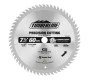 175-60C Carbide Tipped Professional Specialty All Purpose 7-1/4 Inch Dia x 60T ATB 12 Deg 5/8 Bore with Diamond Knockout