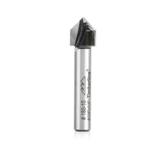 180-10 Carbide Tipped V-Groove 90 Deg x 3/8 Dia x 7/16 x 1/4 Inch Shank