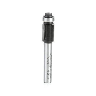 190-14 Carbide Tipped Flush Trim 3/8 Dia x 1/2 x 1/4 Inch Shank with Ball Bearing