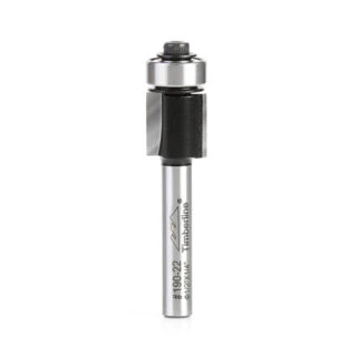 190-22 Carbide Tipped Flush Trim 1/2 Dia x 1/2 x 1/4 Inch Shank with Ball Bearing