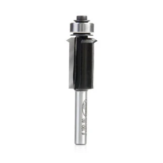 190-60 Carbide Tipped Flush Trim V-Groove 5/8 Dia x 1 x 1/4 Inch Shank with Ball Bearing