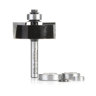 210-10 Carbide Tipped Multi-Rabbet Set Four Different Rabbet Depths 1-3/8 Dia x 1/2 x 1/4 Inch Shank with Ball Bearing