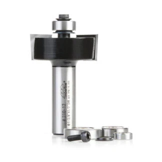 210-12 Carbide Tipped Multi-Rabbet Set Four Different Rabbet Depths 1-3/8 Dia x 1/2 x 1/2 Inch Shank with Ball Bearing