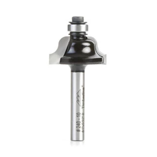 240-10 Carbide Tipped Roman Ogee 5/32 Radius x 1 Dia x 15/32 x 1/4 Inch Shank with Ball Bearing