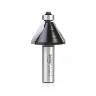 280-42 Carbide Tipped Chamfer 30 Deg x 1-3/8 Dia x 13/16 x 1/2 Inch Shank with Ball Bearing