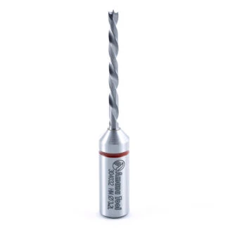 304032 Solid Carbide Cutting Edge Brad Point Boring Bit L/H 3.2mm Dia x 70mm Long x 10mm Shank
