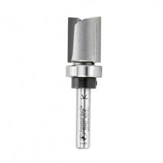 45483 Carbide Tipped Flush Trim Plunge Template 5/8 Dia x 3/4 x 1/4 Inch Shank with Upper BB