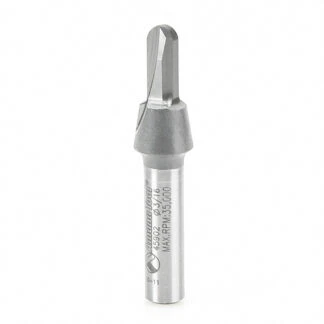 45902 Solid Carbide (Brazed To Steel Shank) Core Box 3/32 Radius x 3/16 Dia x 1/2 x 1/4 Inch Shank