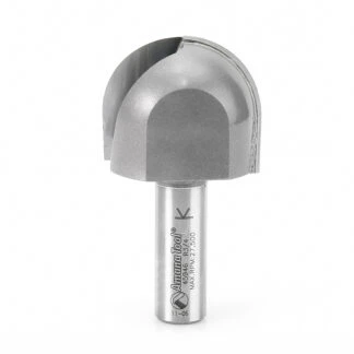 45946 Carbide Tipped Core Box 3/4 Radius x 1-1/2 Dia x 1-1/4 x 1/2 Inch Shank Extra Deep