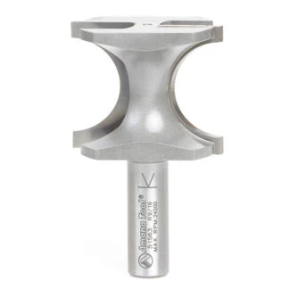 51563 Carbide Tipped Bullnose 9/16 Radius x 1-13/16 Dia x 1-1/2 x 1/2 Inch Shank