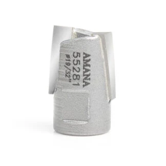 55281 Carbide Tipped Mortising Screw Down Shear Cutter 19/32 Dia x 9/16 Inch x 1/4 - 28 Thread