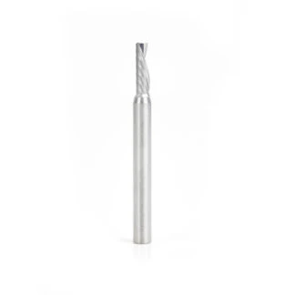 57332 Metric Solid Carbide CNC Spiral 'O' Single Flute, Plastic Cutting 5 Dia x 16 x 6 Shank x 64mm Long Down-Cut Router Bit