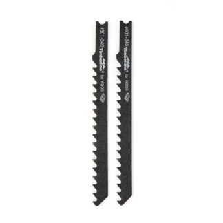 601-340 High Carbon Steel U-Shank Jigsaw Blades 3-5/8 Inch Long x 6 Teeth Per Inch for Plywood Hard/Softwood
