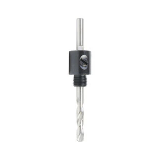 602-334 Bi-Metal Hole Saw Mandrels 1/4 Chuck x 1/4 Inch Round Shank for 9/16 - 1-3/16 Saw Hole Size
