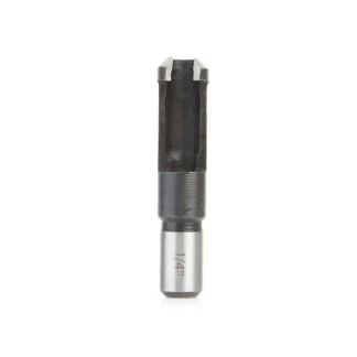 607-100 Straight Wood Plug Cutter 1/4 Dia x 3/8 x 2 Inch Long