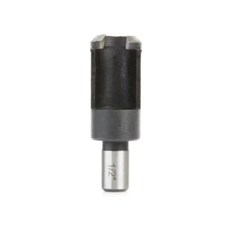 607-120 Straight Wood Plug Cutter 1/2 Dia x 3/8 x 2 Inch Long