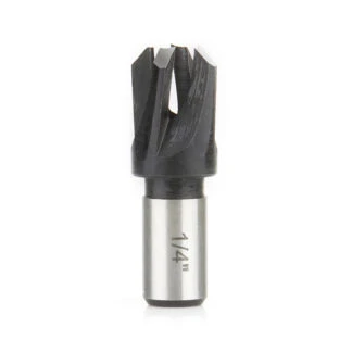 607-300 Tapered Wood Plug Cutter 1/4 Dia x 3/8 x 2 Inch Long