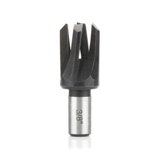 607-310 Tapered Wood Plug Cutter 3/8 Dia x 3/8 x 2 Inch Long