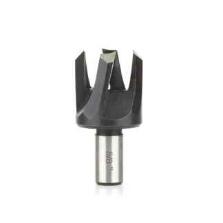 607-330 Tapered Wood Plug Cutter 5/8 Dia x 3/8 x 2 Inch Long